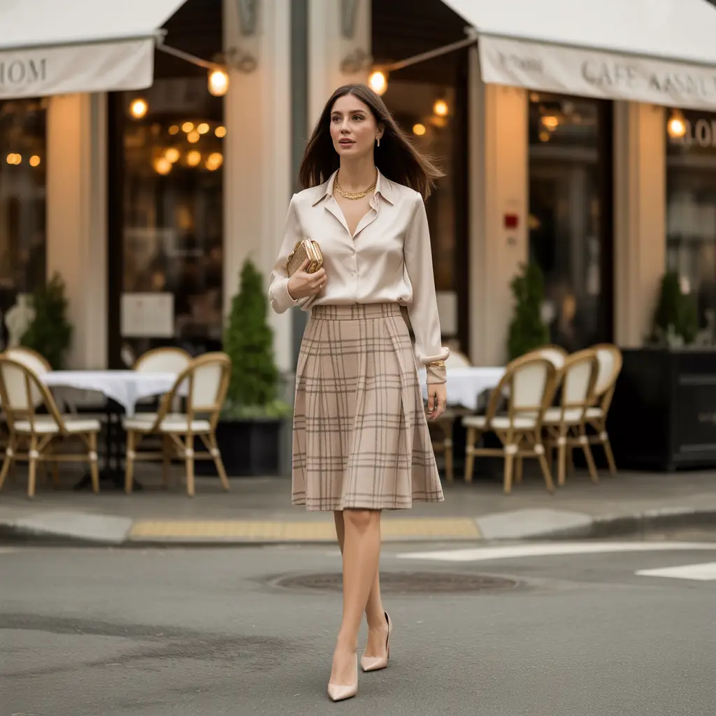 Chic and Feminine with a Silk Blouse