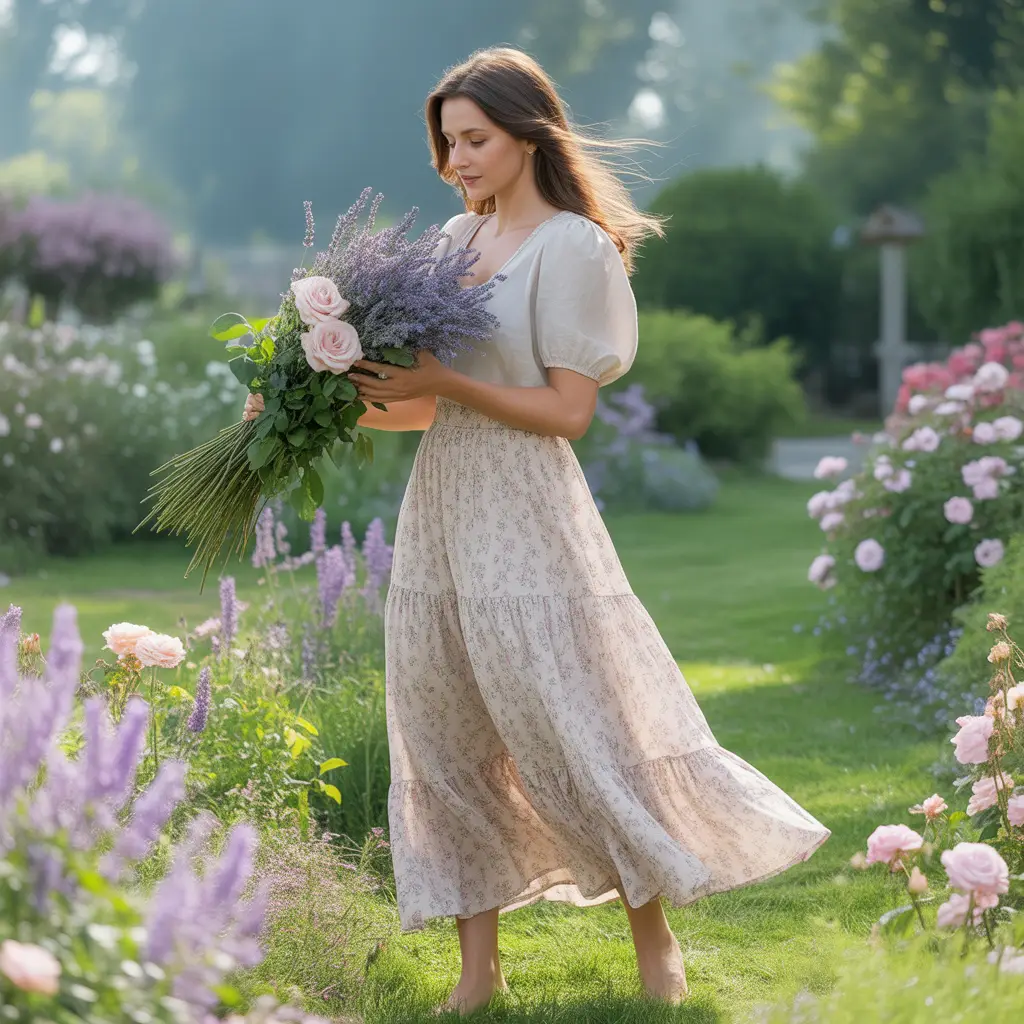 Floral Maxi Skirt for Spring Days