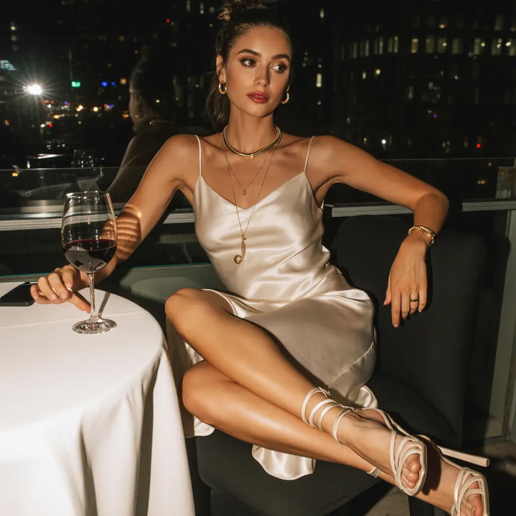 Glam Night Dinner Look