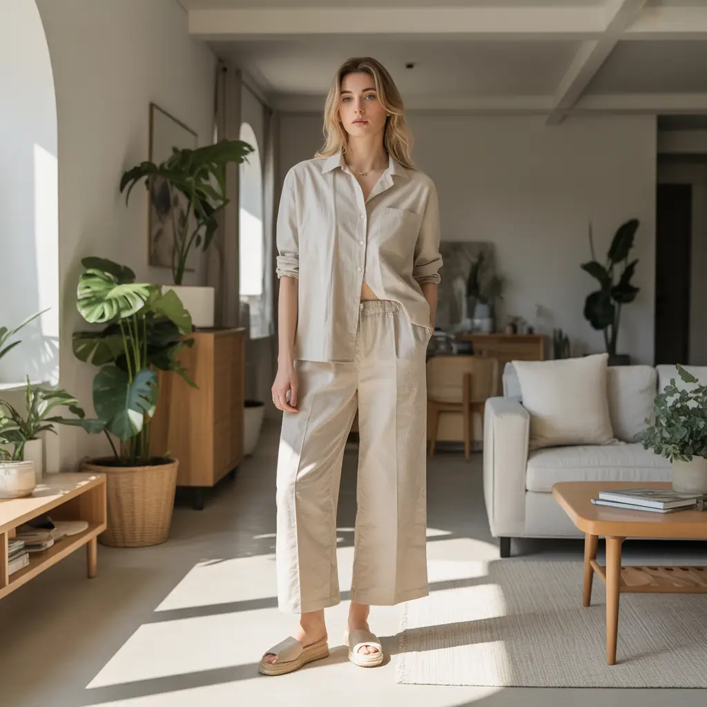 Linen Co-ord Sets for Modern Minimalism
