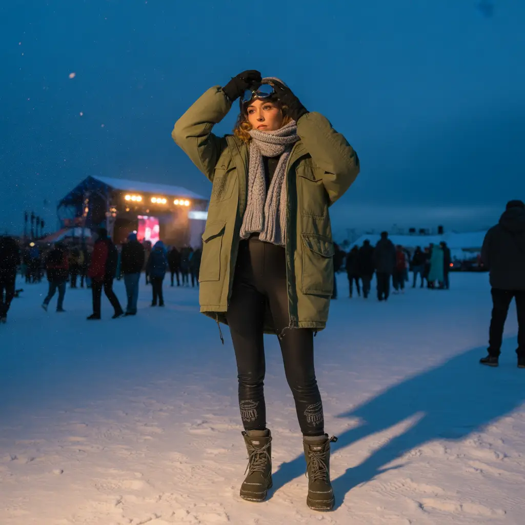 Parka with Leggings and Boots