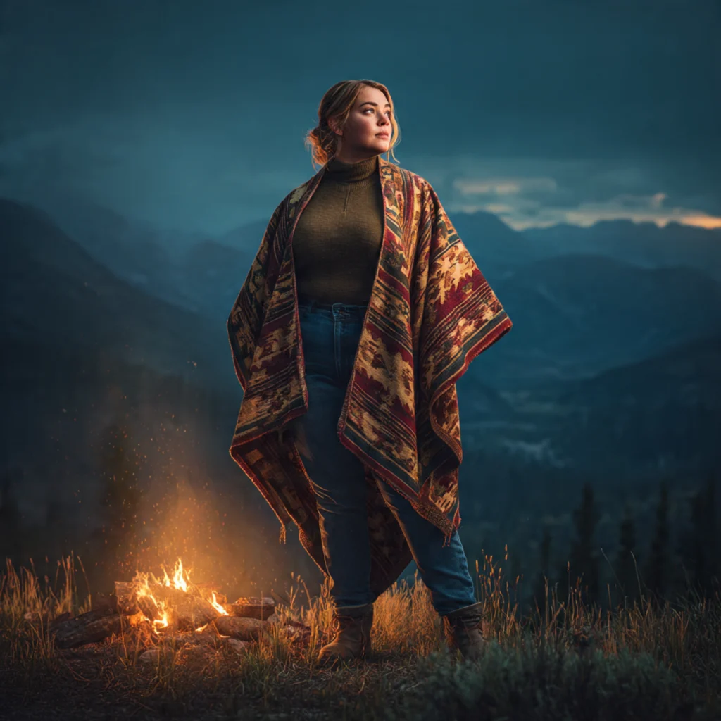 Poncho or Blanket Wrap Outfit