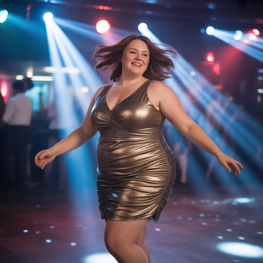 Ruffled or Ruched Dress for Feminine Flair