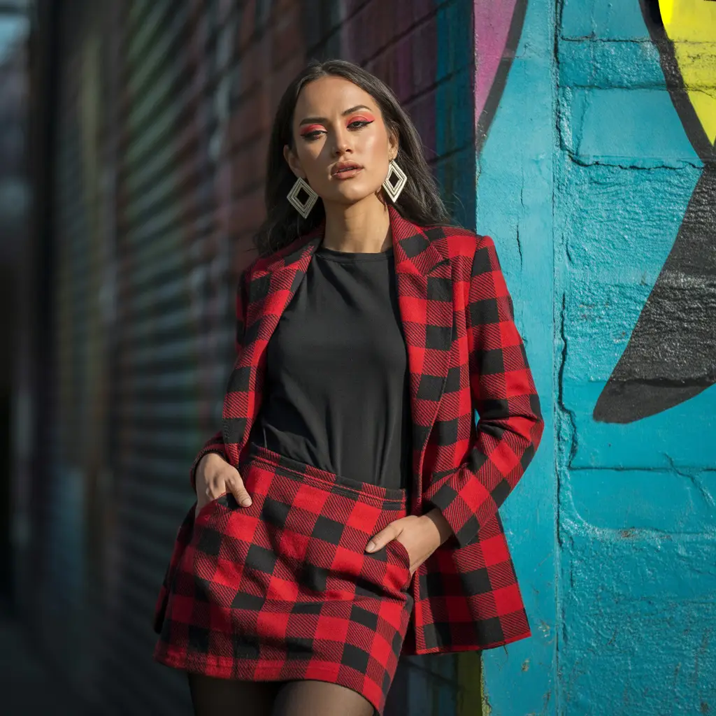 Statement Look with Bold Colors