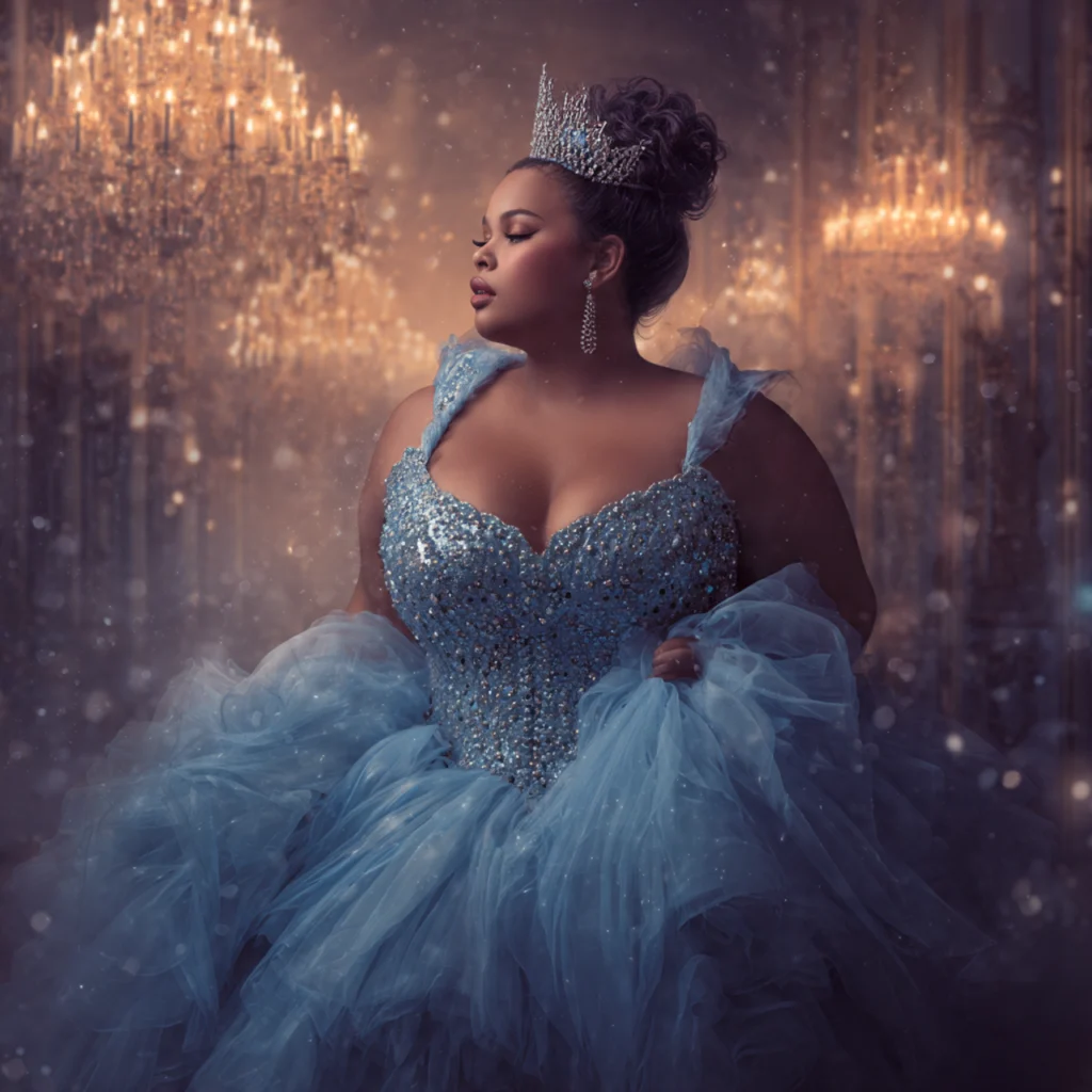 15 Best Plus Size Prom Outfit Ideas to Shine on Your Big Night 6 Tulle Ball Gown for a Princess Look