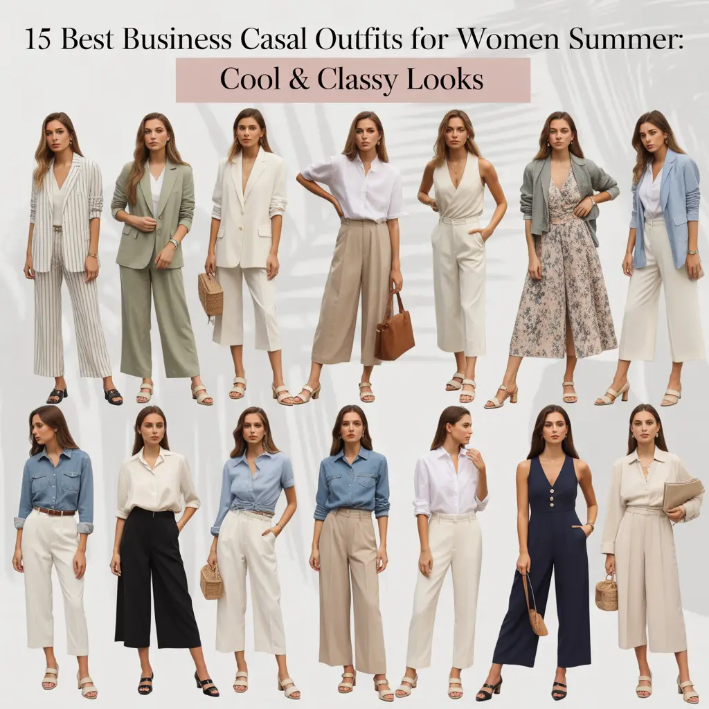 business casual outfits for women summer