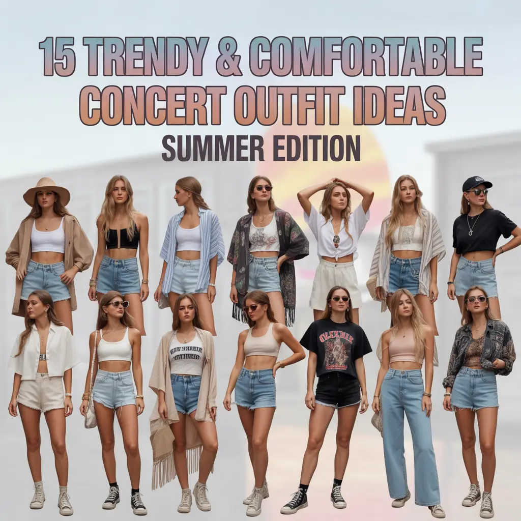 concert outfit ideas summer
