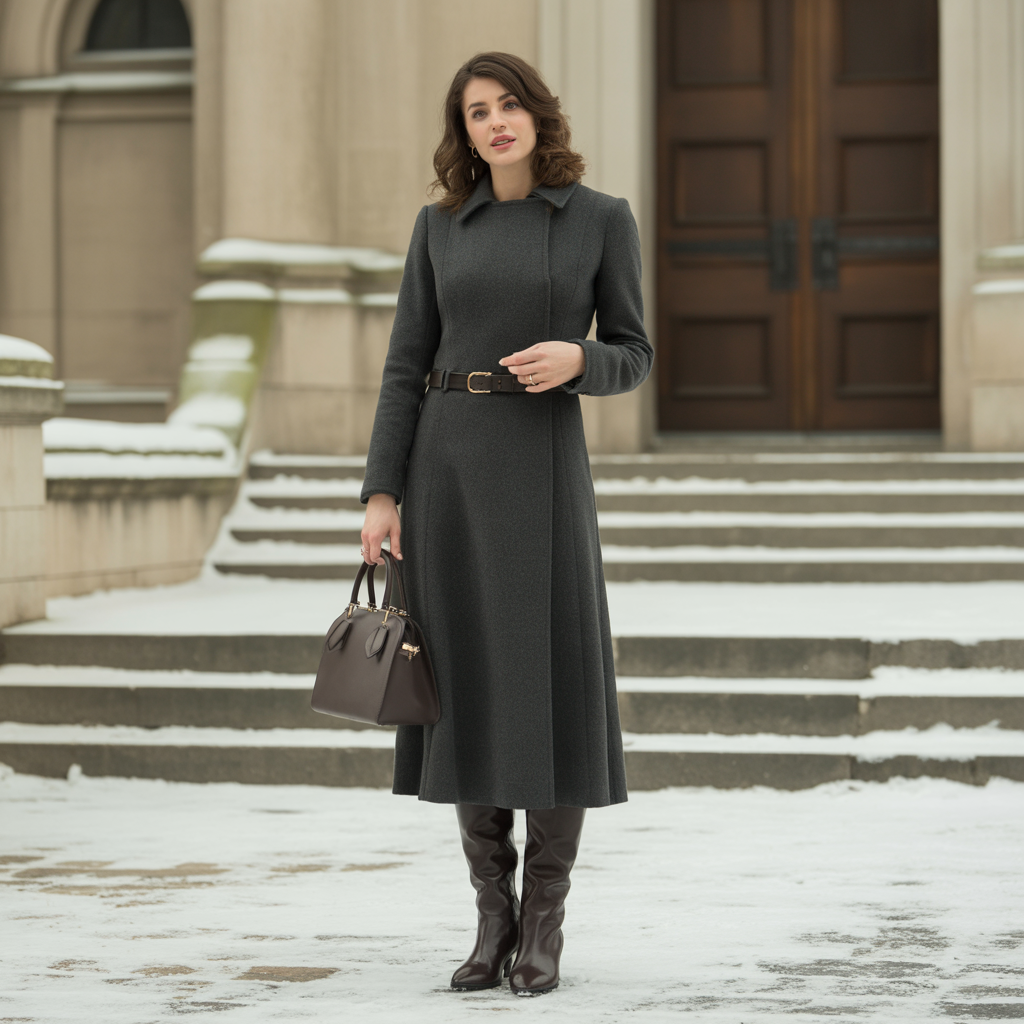 elegant woman standing outside a church tcT dBlqSfy1SIeKwOej0Q ro8tlpGNSnKUDewbeiyzPQ