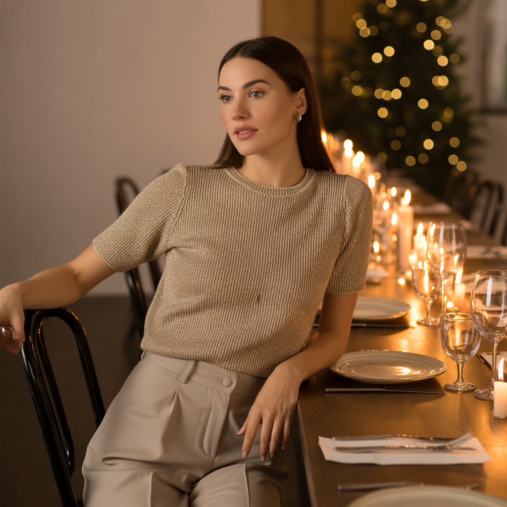 Embellished knit separates