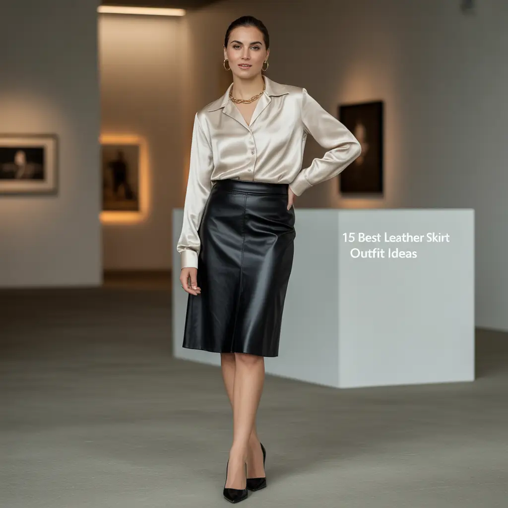 15 Best Leather Skirt Outfit Ideas to Elevate Your Style