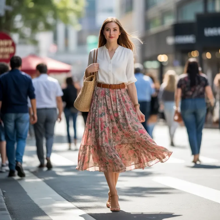 midi skirt outfit ideas