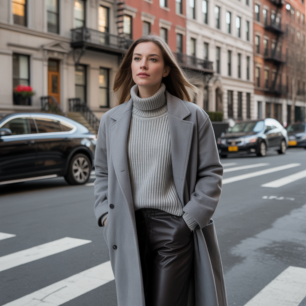 Monochrome Layered Look