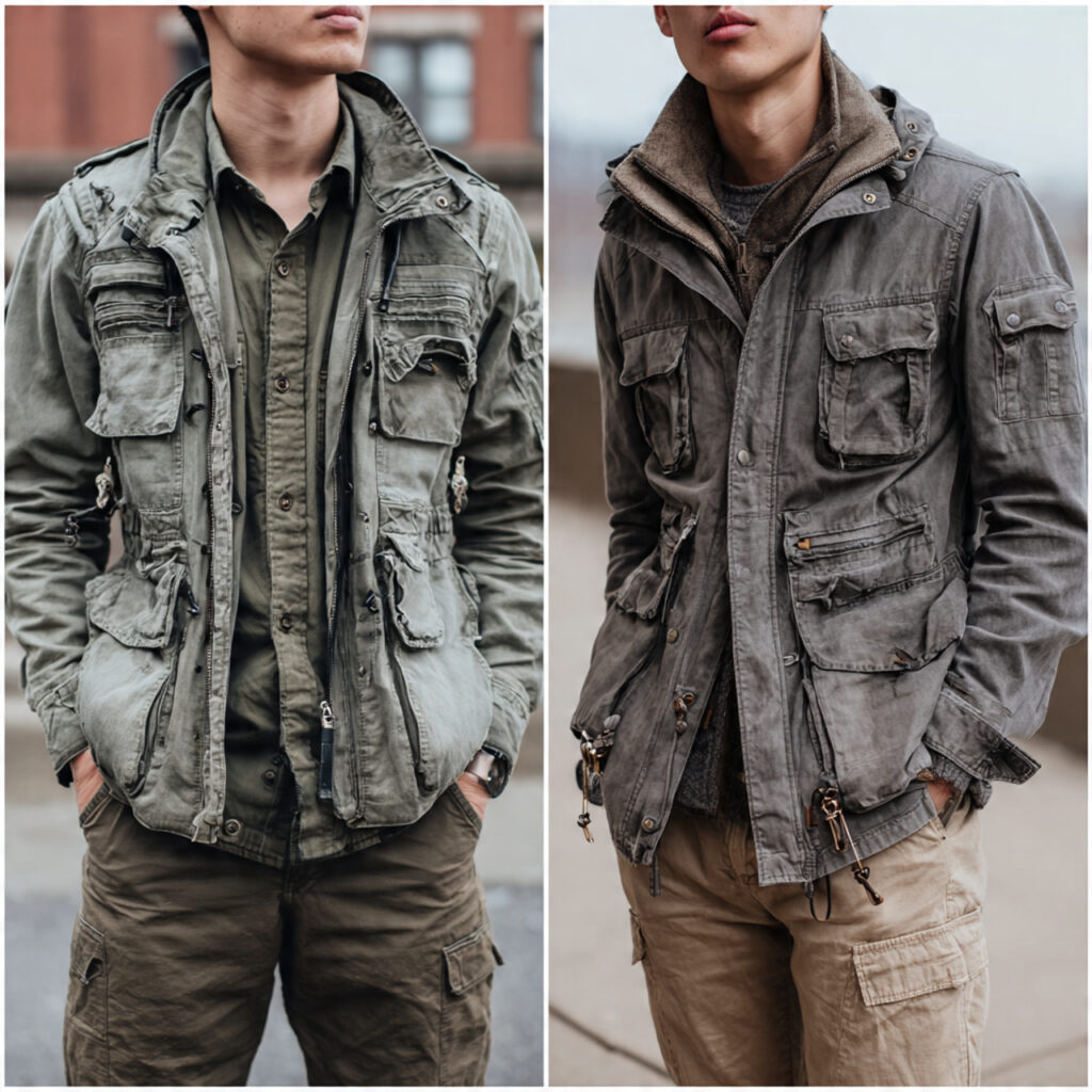 Earth Toned Utility Jackets