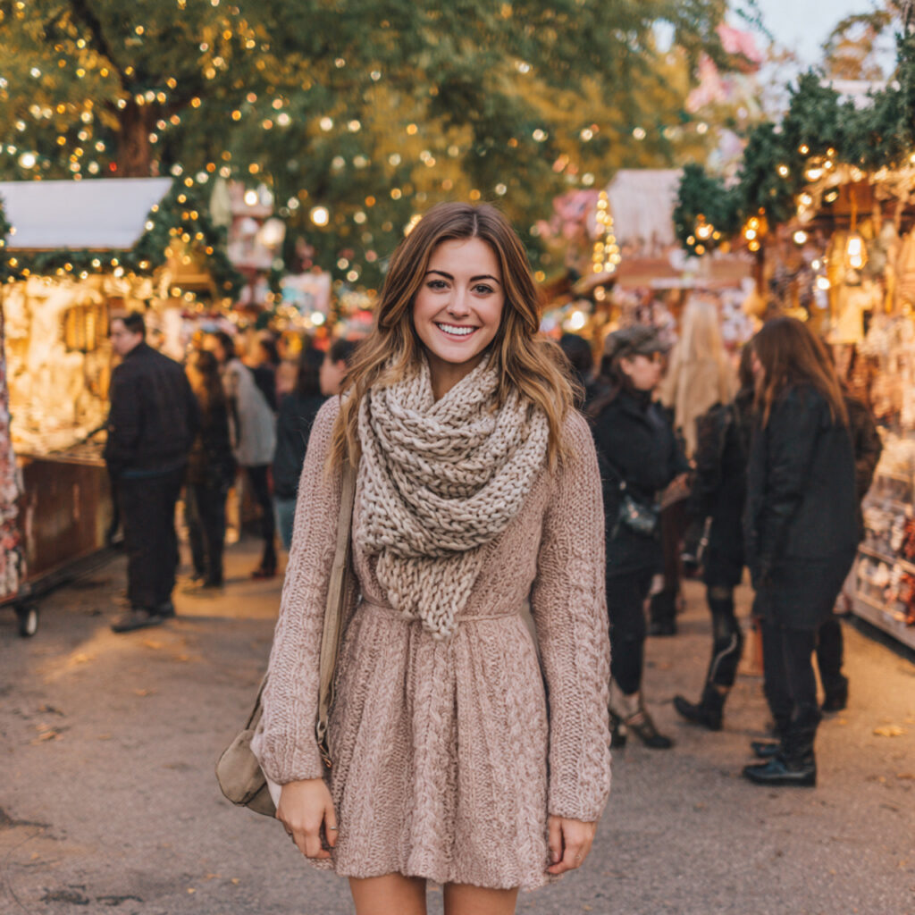 Fall Outfit Ideas for Every Occasion: Holiday Market Visit