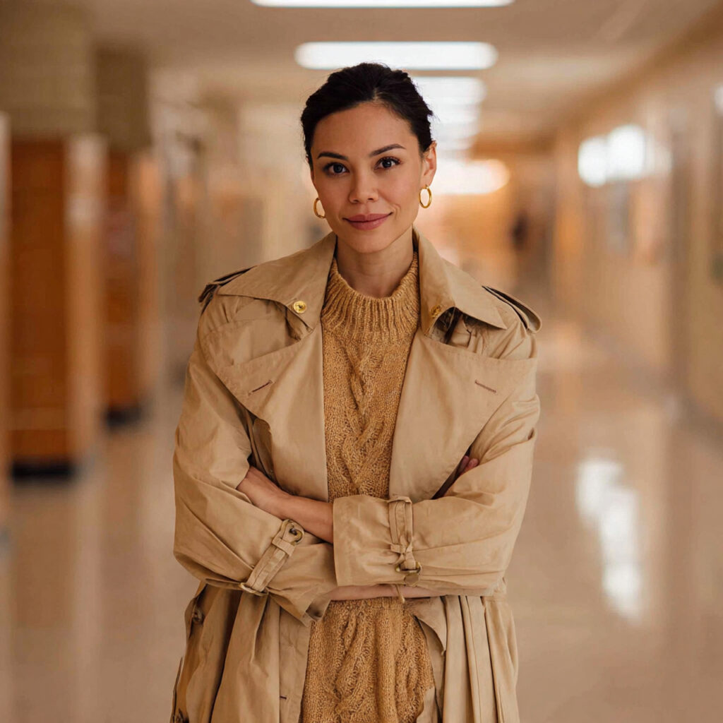 Neutral Trench Coat Layers