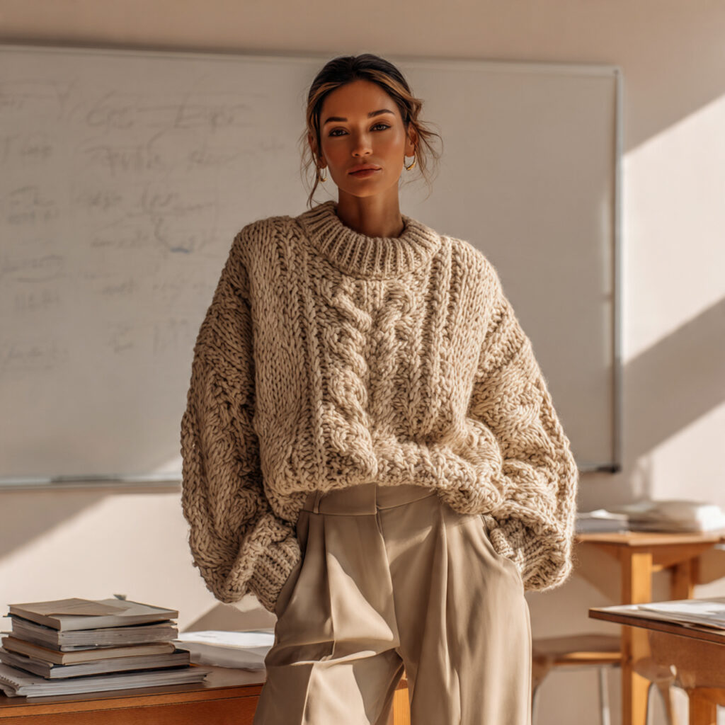 Oversized Chunky Knit Sweaters