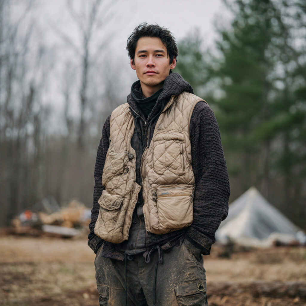 Quilted Vest and Thermal Layers