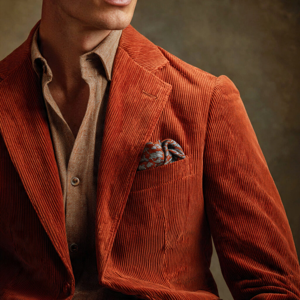 Rust Toned Corduroy Blazers