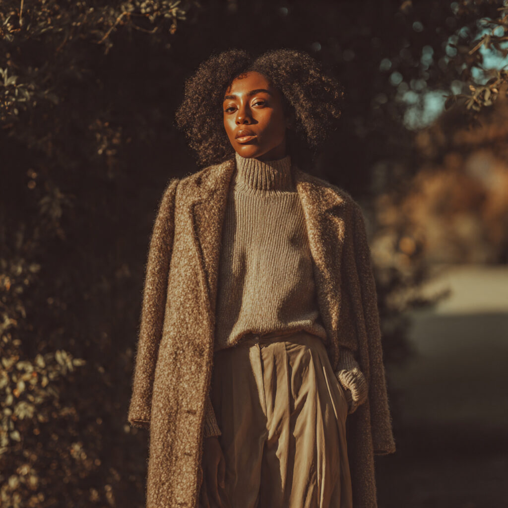 Earthy Toned Monochrome Looks