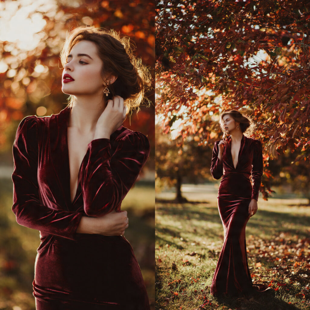 Sophisticated Velvet Midi Dresses