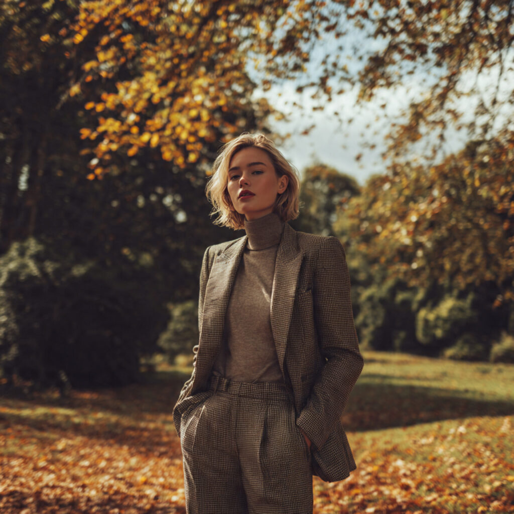 Traditional Herringbone Blazer Outfits