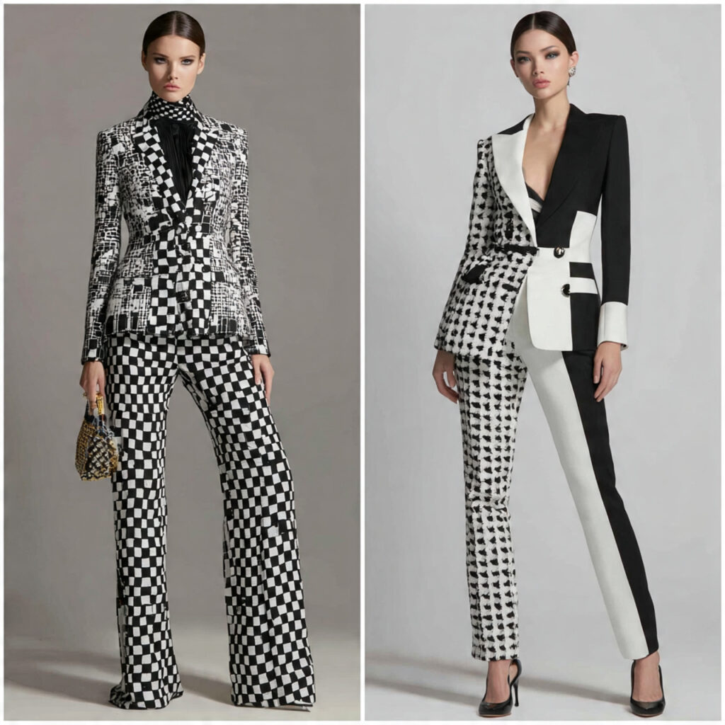 Bold Monochrome Power Suits