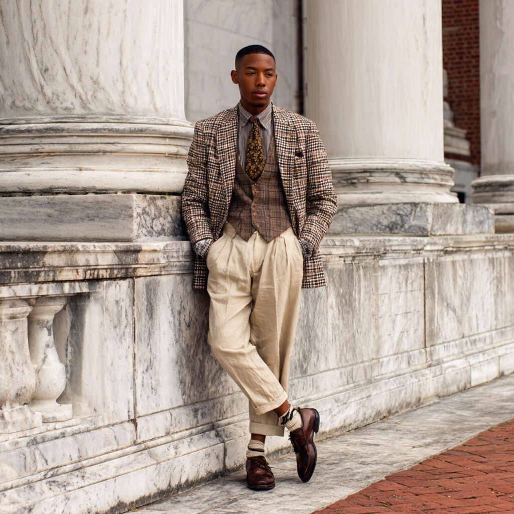 Classic Plaid Academia