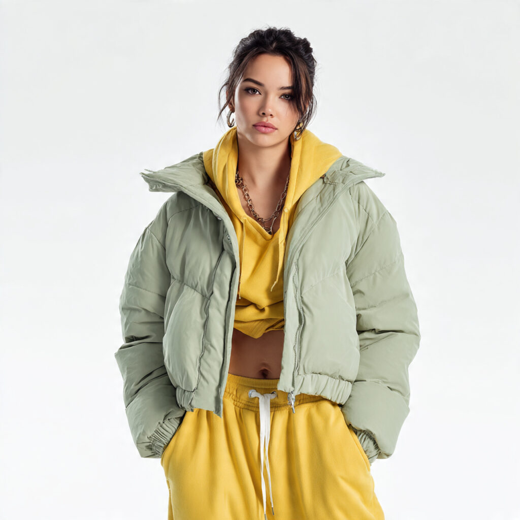 Cropped Puffer Coats
