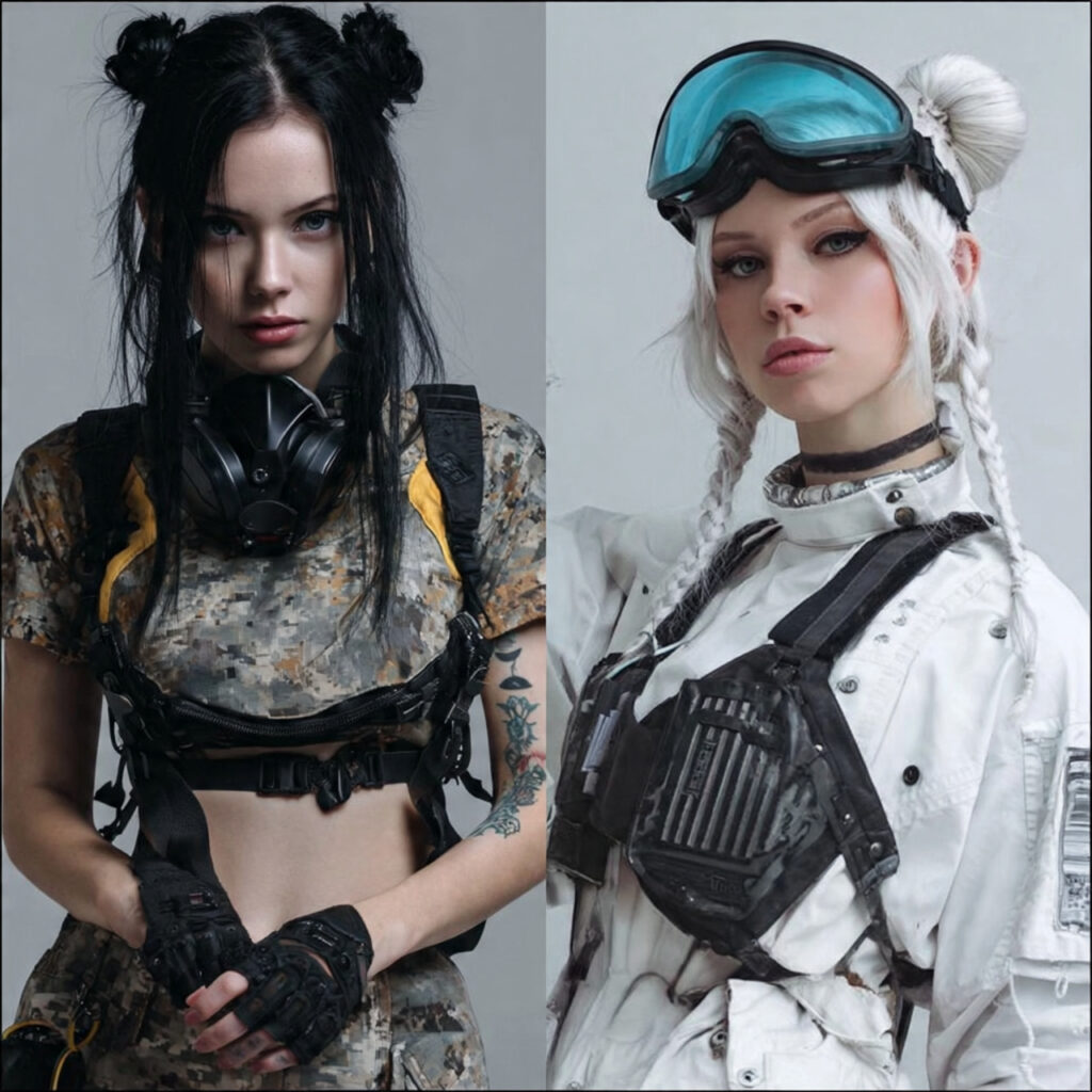 Cyberpunk Industrial Aesthetics