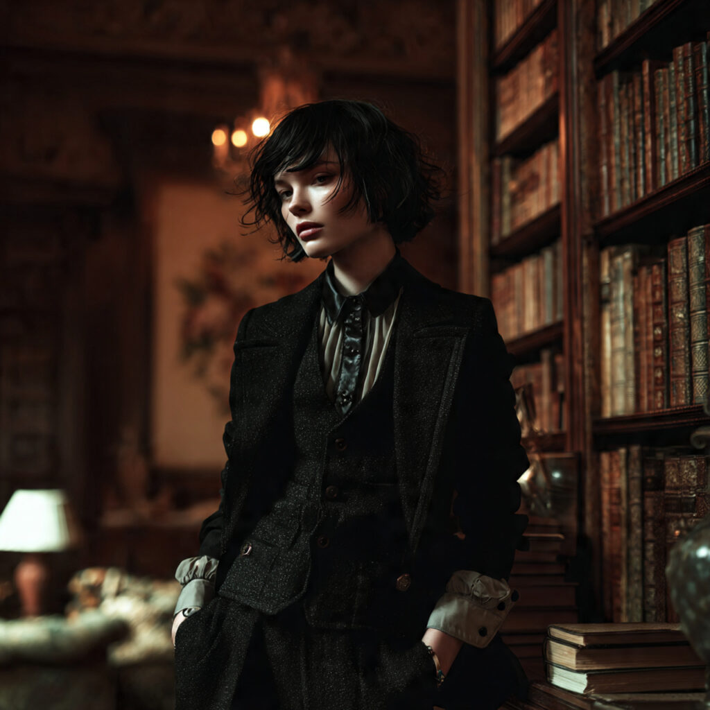 Dark Academia Sophistication