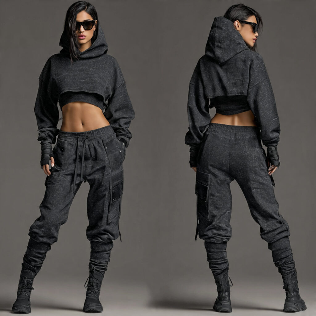 Dark Tonal Athleisure Sets