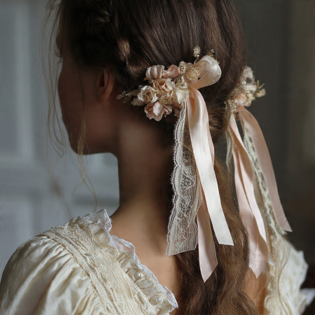 Delicate Silk Hair Ribbons
