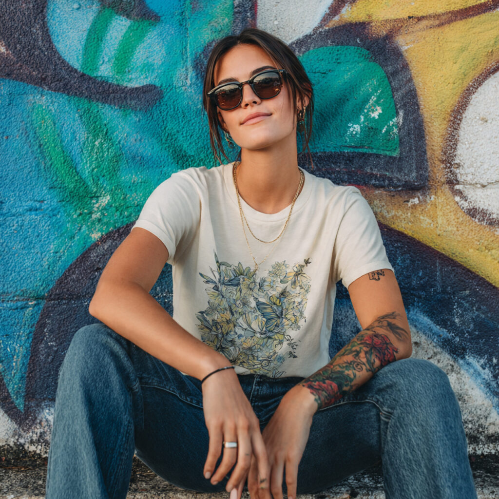 Eco Friendly Organic Cotton Graphic Tees