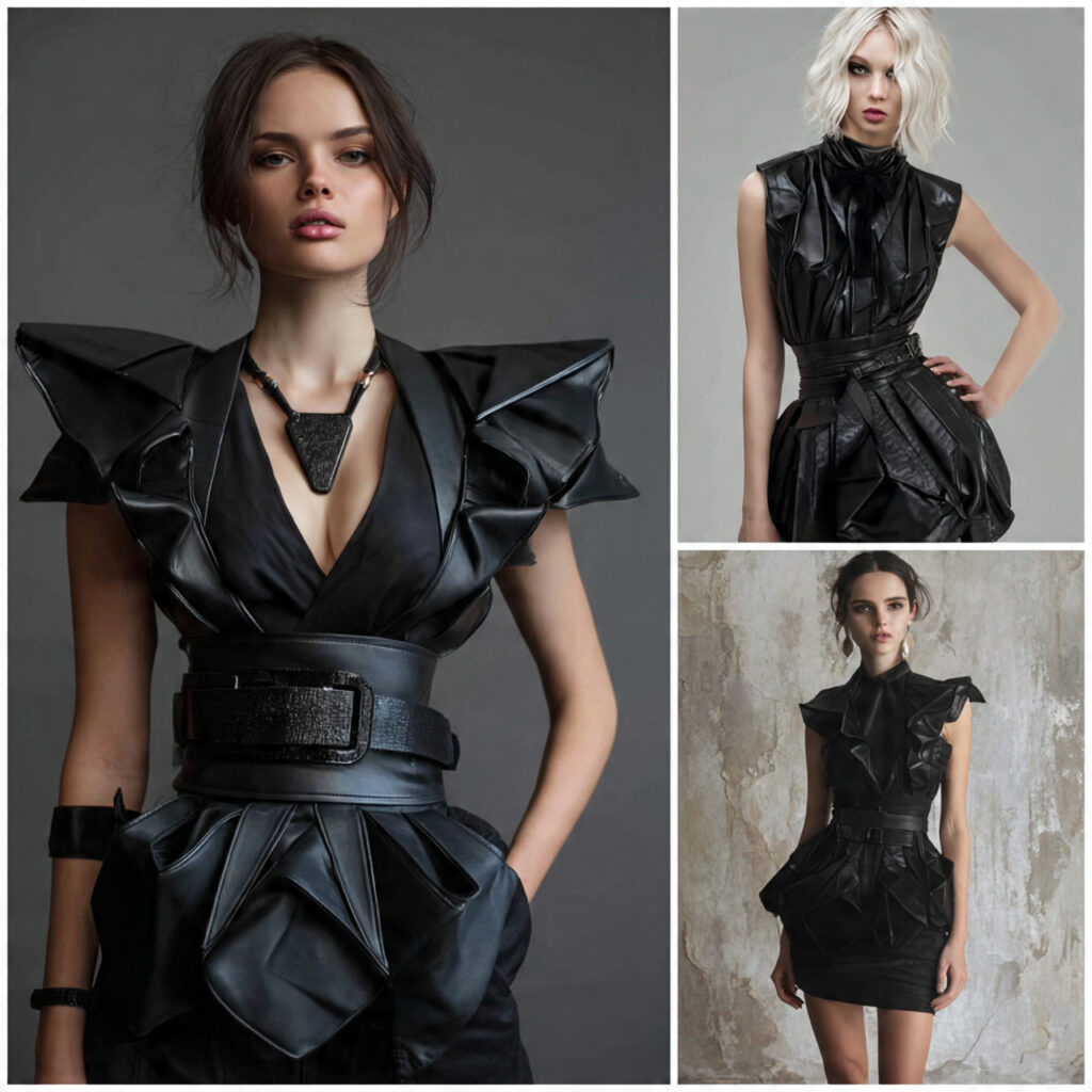 Edgy Faux Leather Statement Pieces
