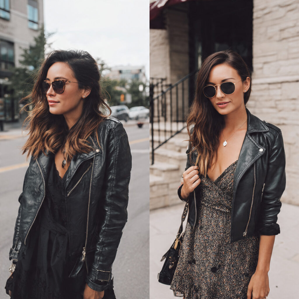 22 Trendy Back to School Outfits Highschool Black Looks 5 Faux Leather Jacket Pairings