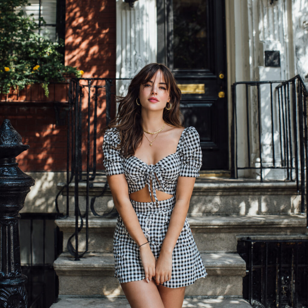 Gingham Print Separates