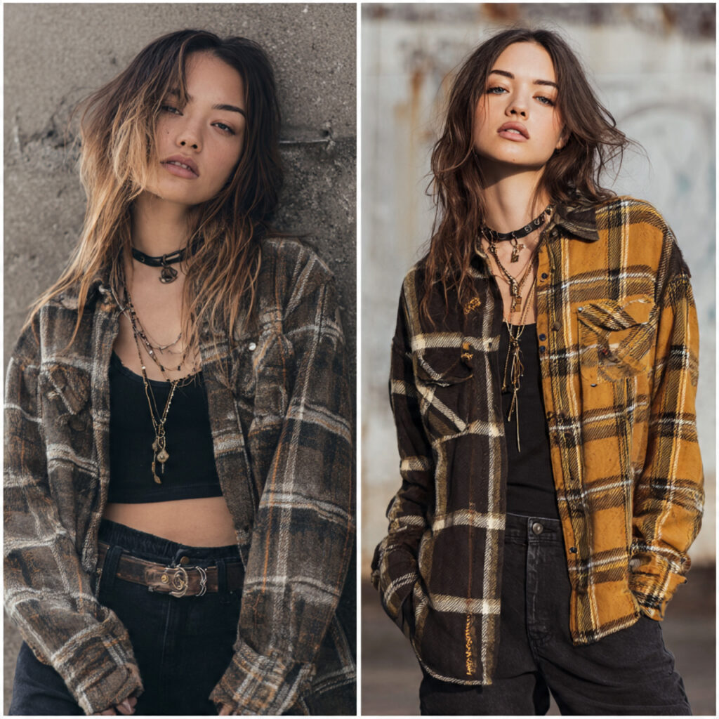 Grunge Inspired Flannels
