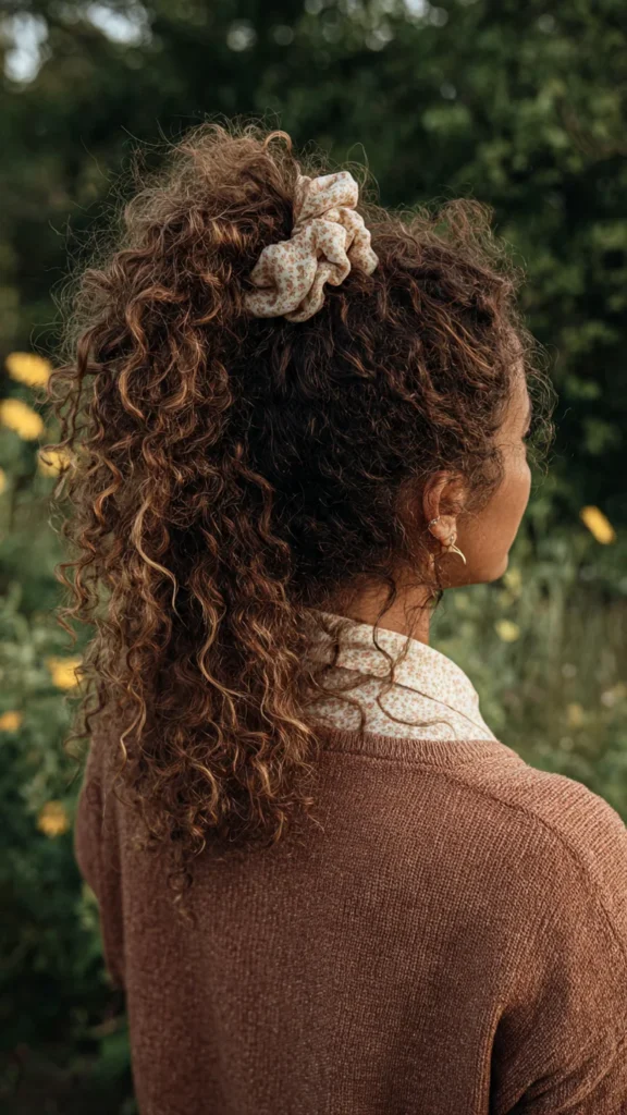 Half Up Half Down Curls