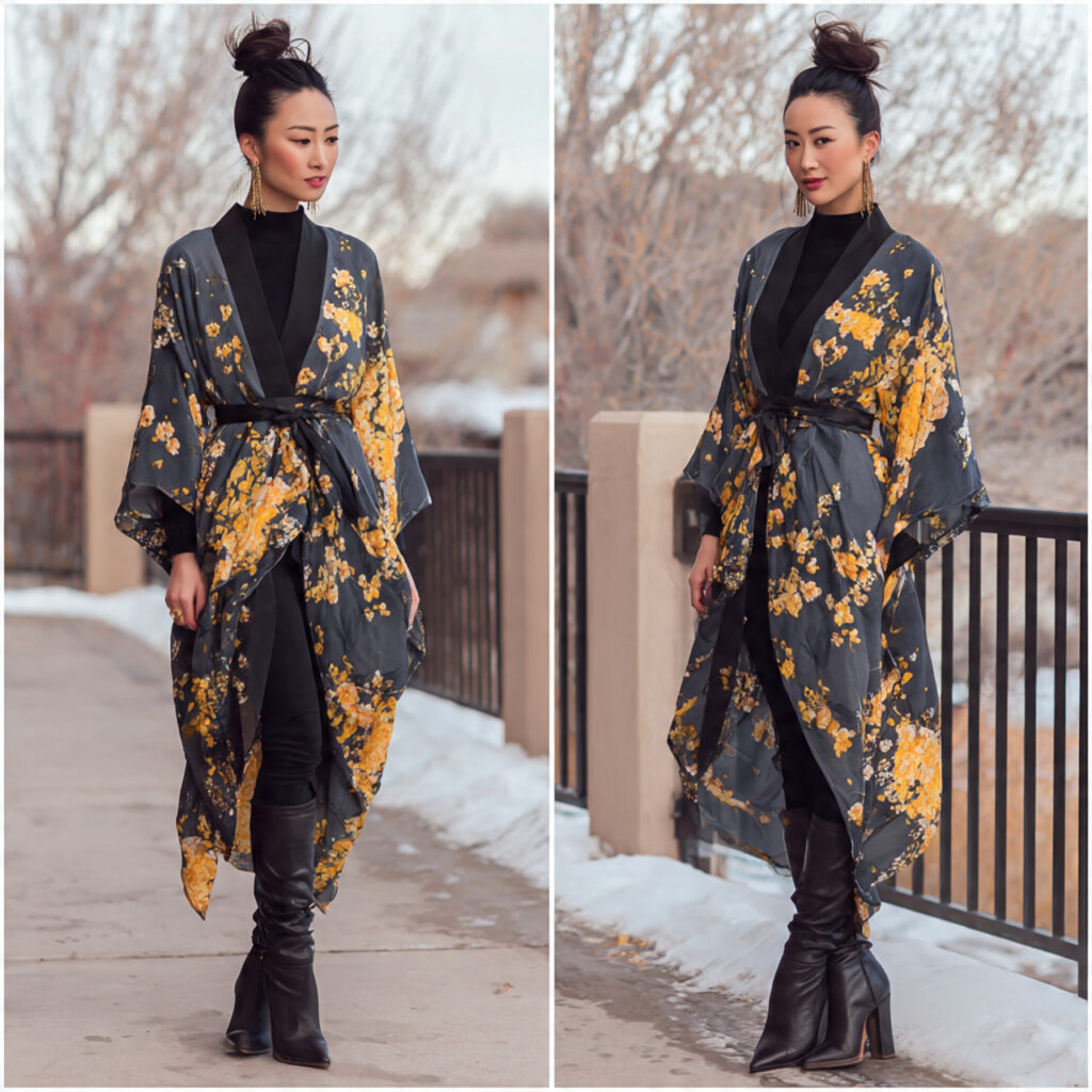 Kimono Wrap and Basic Long Sleeve