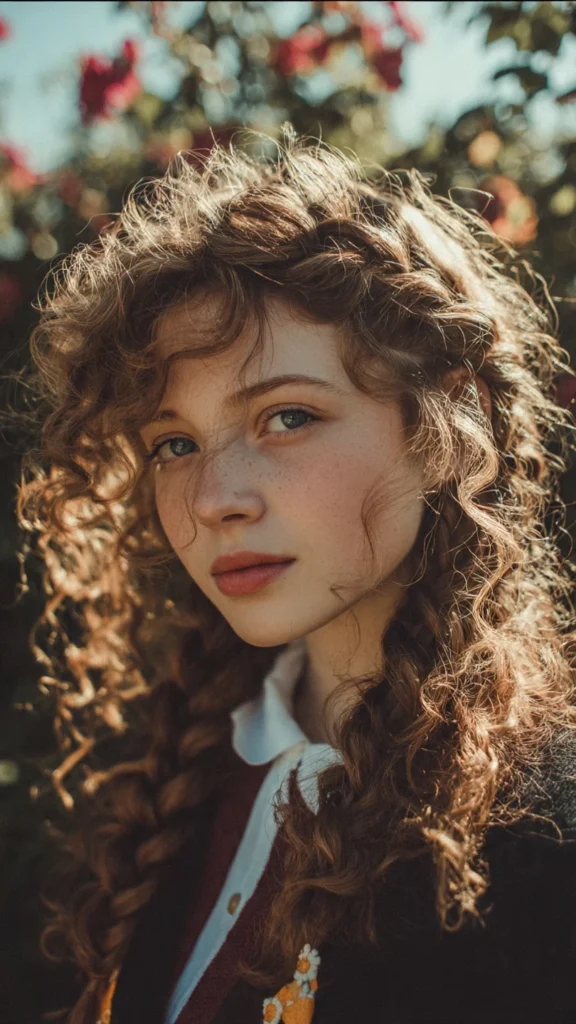 Loose Braided Curly Styles