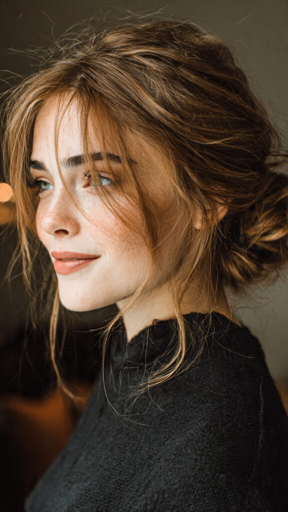 Low Messy Bun for Easy Days 1