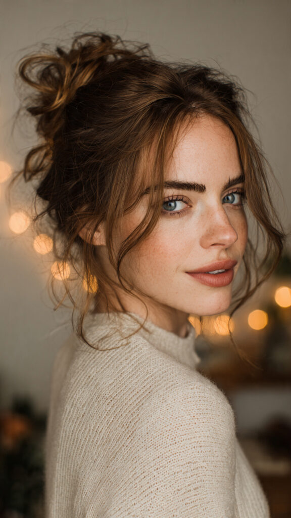 Low Messy Bun for Easy Days