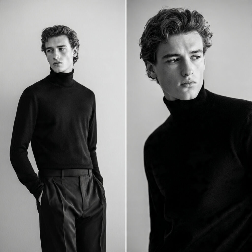 22 Trendy Back to School Outfits Highschool Black Looks 11 Minimalist Mock Neck Styles