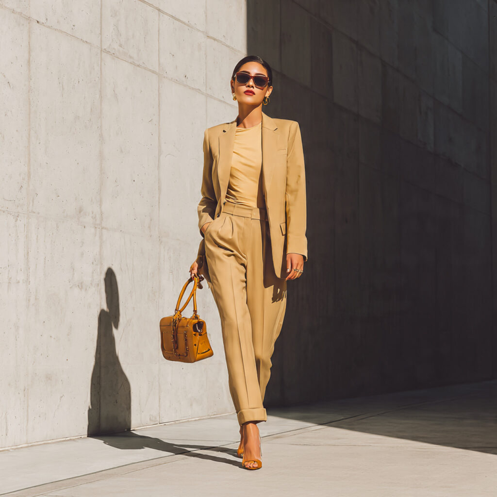 Monochromatic Camel Power Suit
