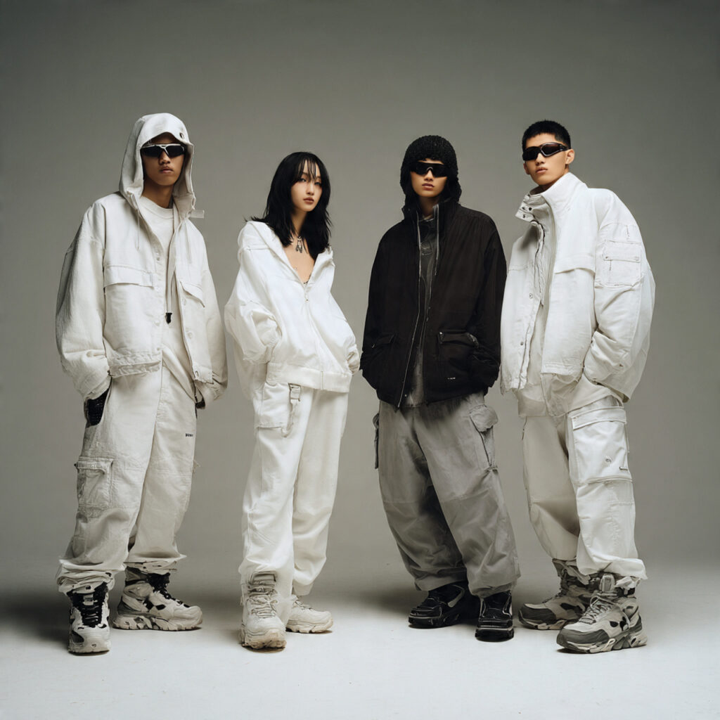 Monochromatic Oversized Streetwear