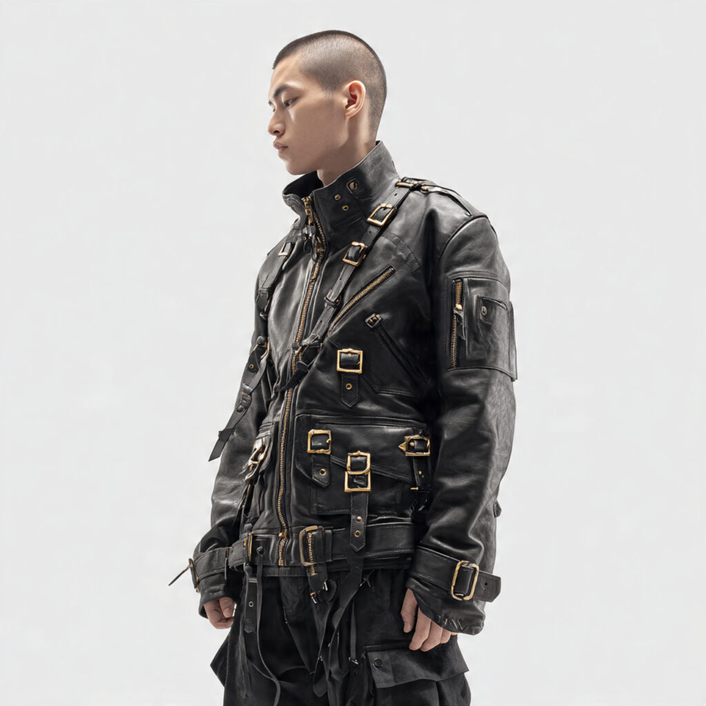Multiple Buckle Biker Jackets