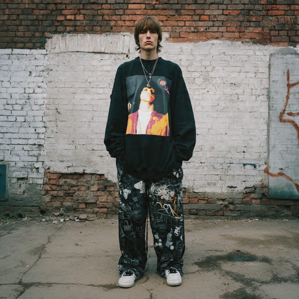 Oversized Graphic Streetwear