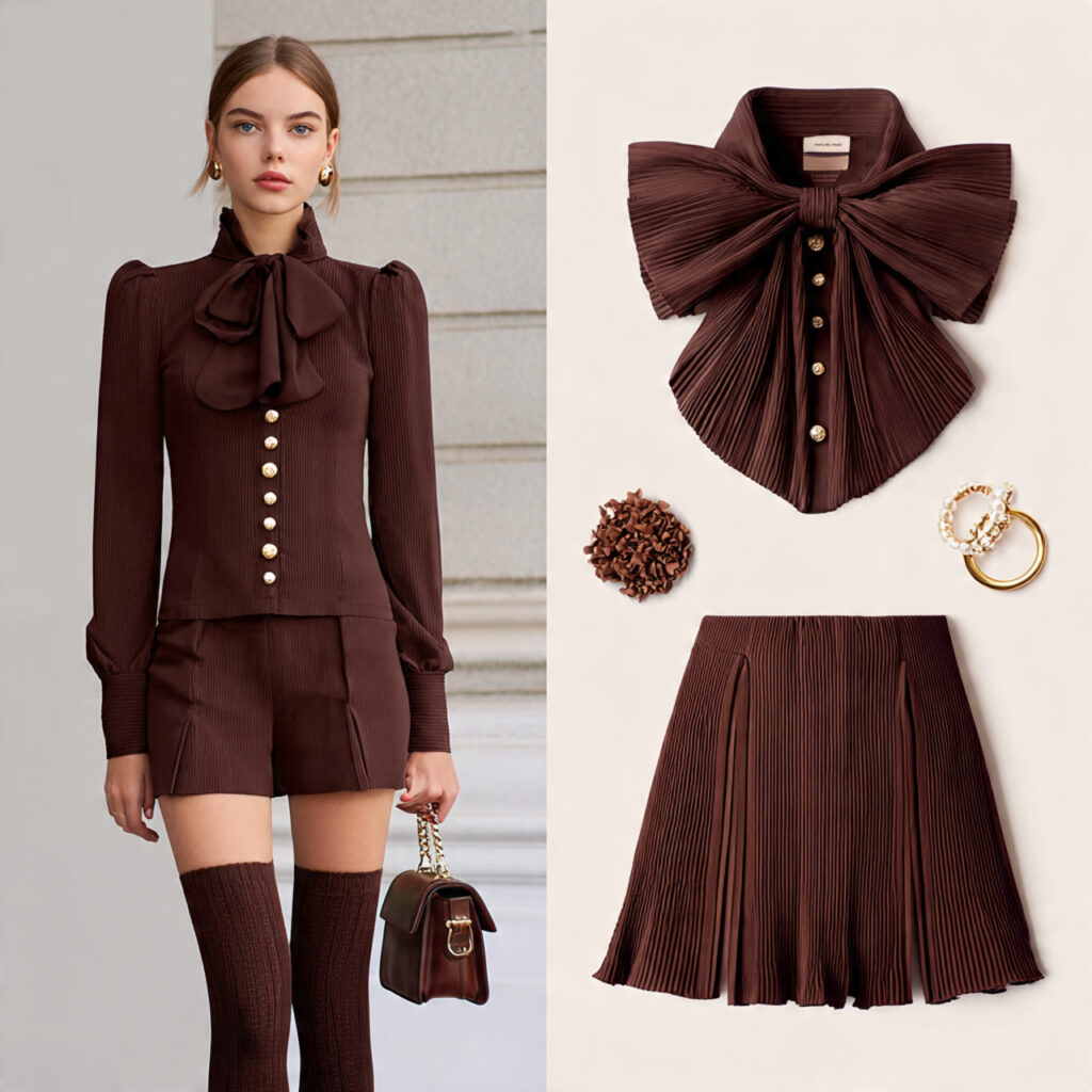 Preppy Dark Co-ord Sets