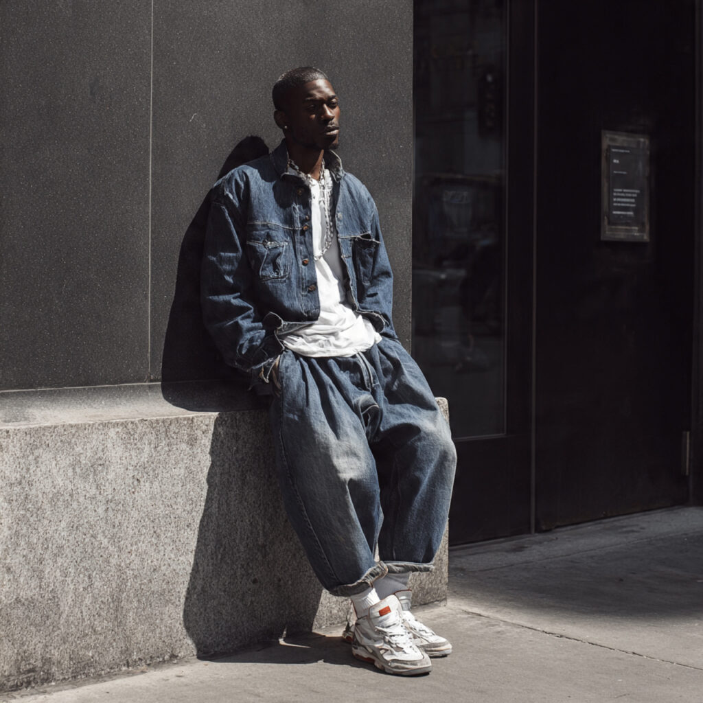 Relaxed Denim Layers