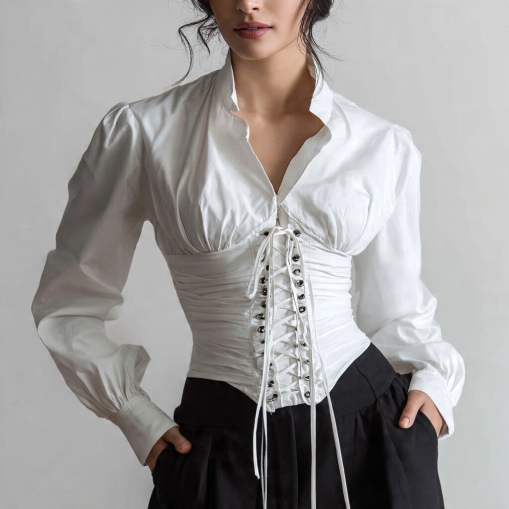 Romantic Poet Shirts with Cinched Waists